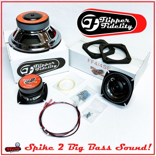 Stern Spike 2 Complete Speaker System with 8" BIG BASS WOOFER!