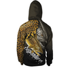 Salmo Trutta Men's Fishing Hoodie - Brown Trout