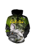 Living Large Men's Fishing Hoodie - Largemouth - Custom