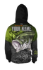 Living Large Men's Fishing Hoodie - Largemouth - Custom