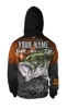 Living Large Men's Fishing Hoodie - Largemouth - Custom