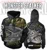 Monster Stalker Men's Fishing Hoodie - Muskie - Custom