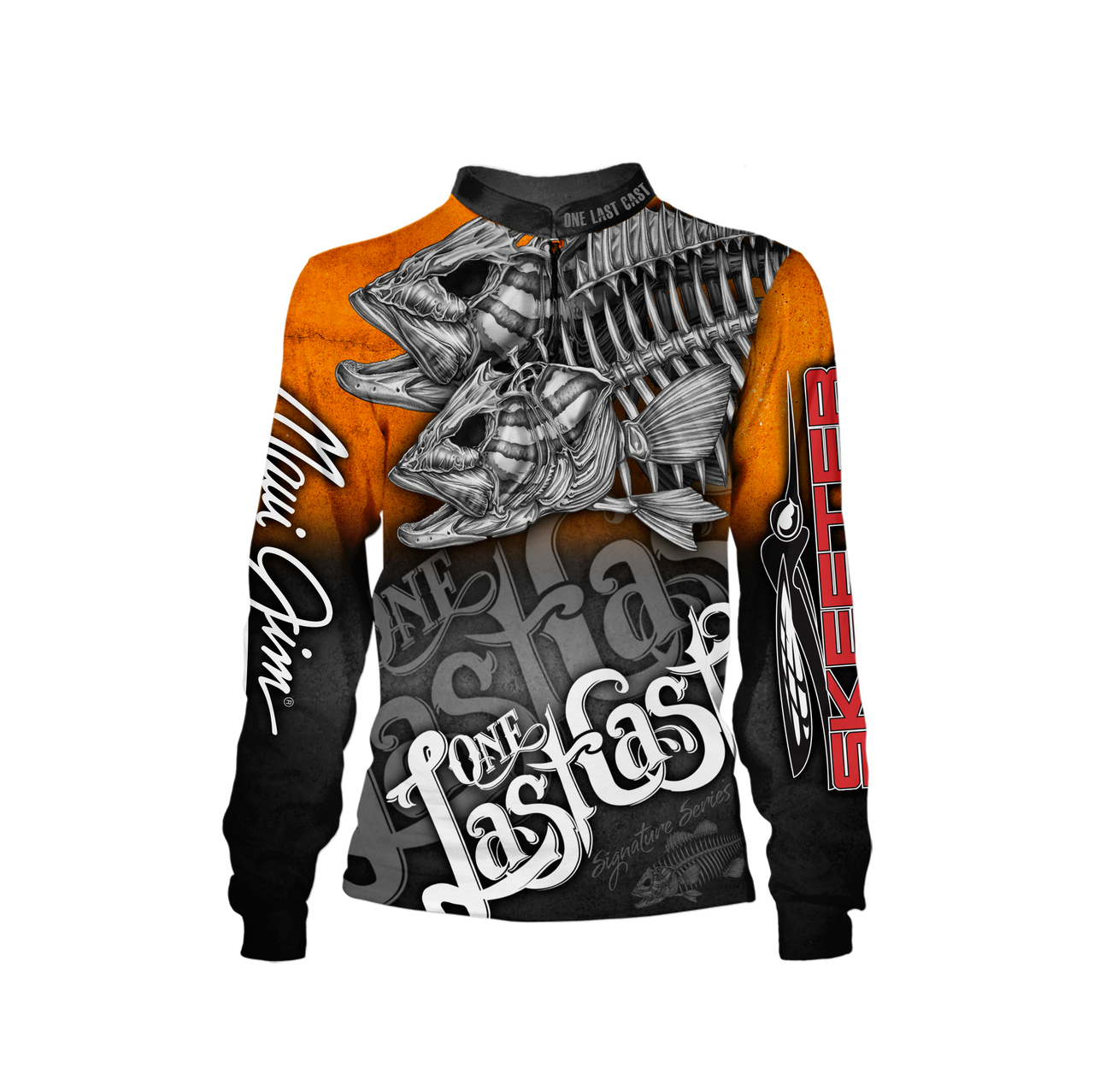 Insidious Bass Men's Fishing Jersey Long Sleeve Smallmouth