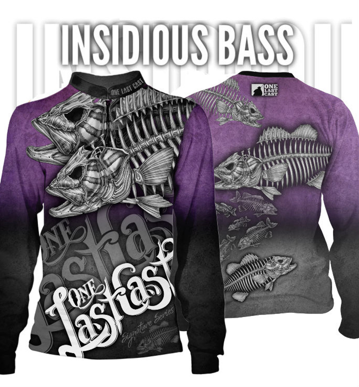 Insidious Bass Women's Fishing Jersey Long Sleeve Smallmouth