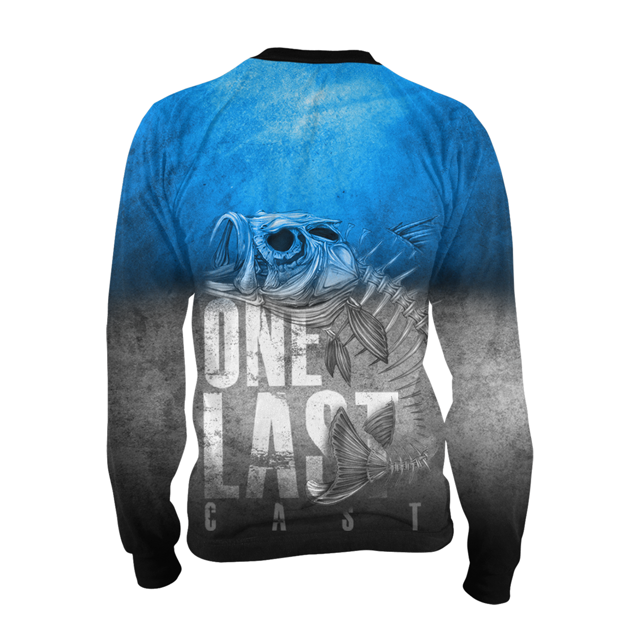 Bass From The Dead Men's Long Sleeve Fishing Jersey - Largemouth - One Last  Cast Gear