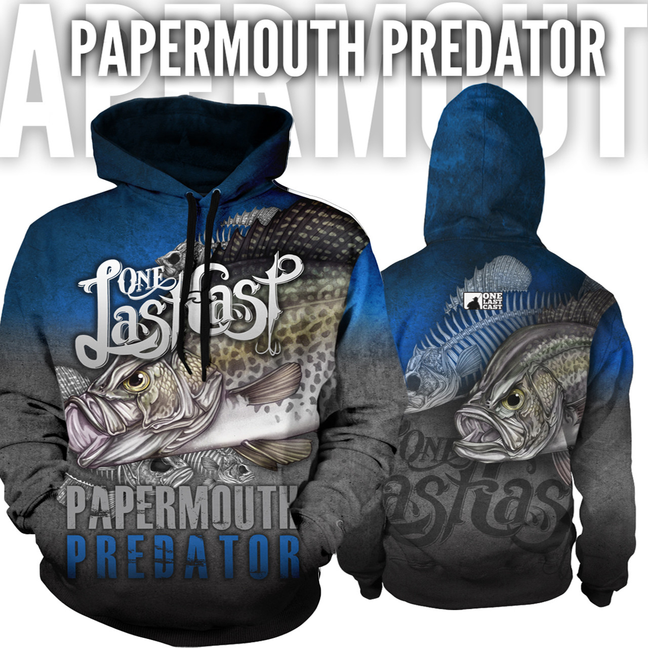Papermouth Women's Fishing Hoodie - Crappie - One Last Cast Gear
