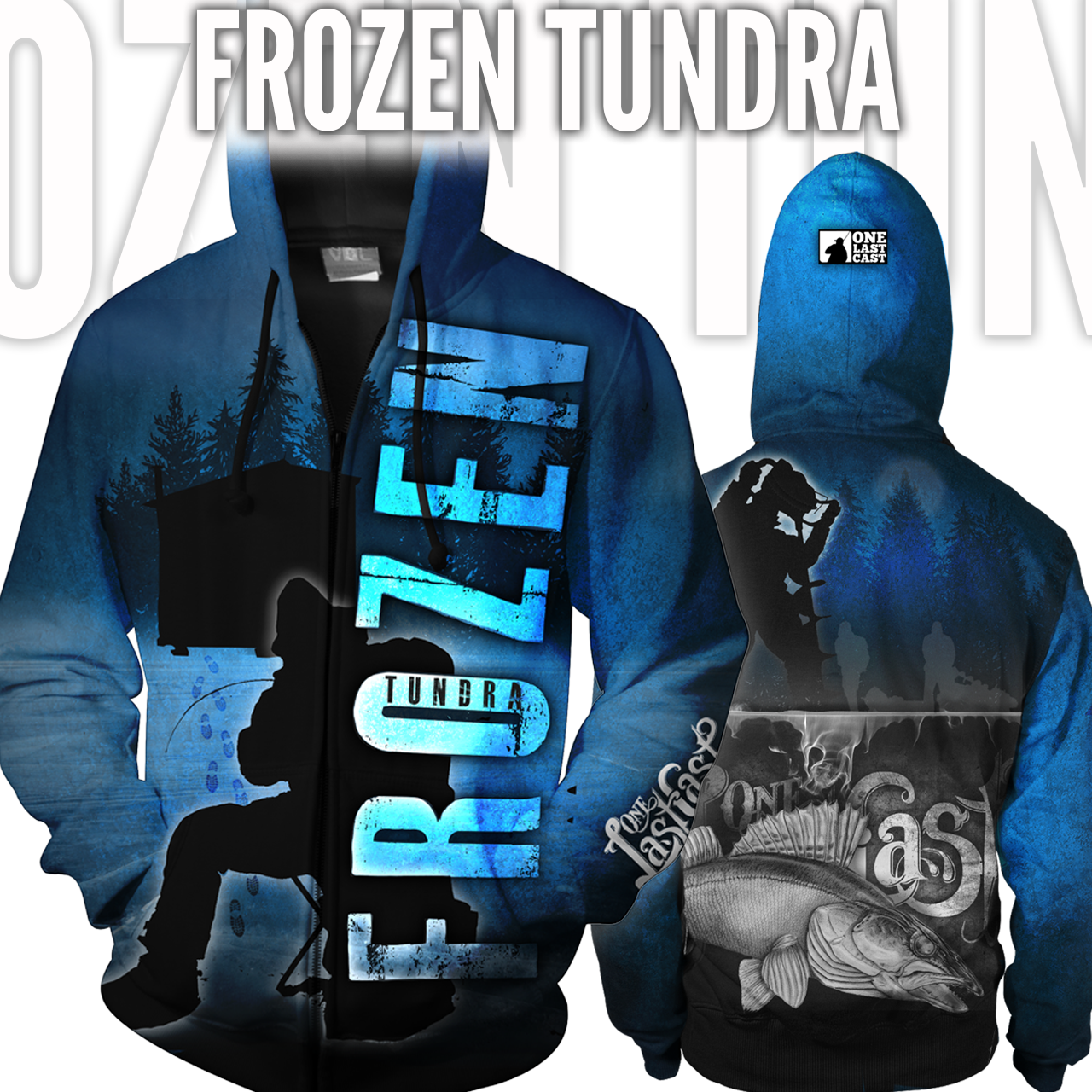 Frozen Tundra Ice Fishing Jacket - Walleye