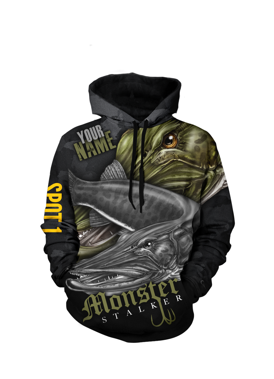  Muskie Hunter Musky Fisherman Lure Fly Fishing Novelty Gifts  Pullover Hoodie : Clothing, Shoes & Jewelry