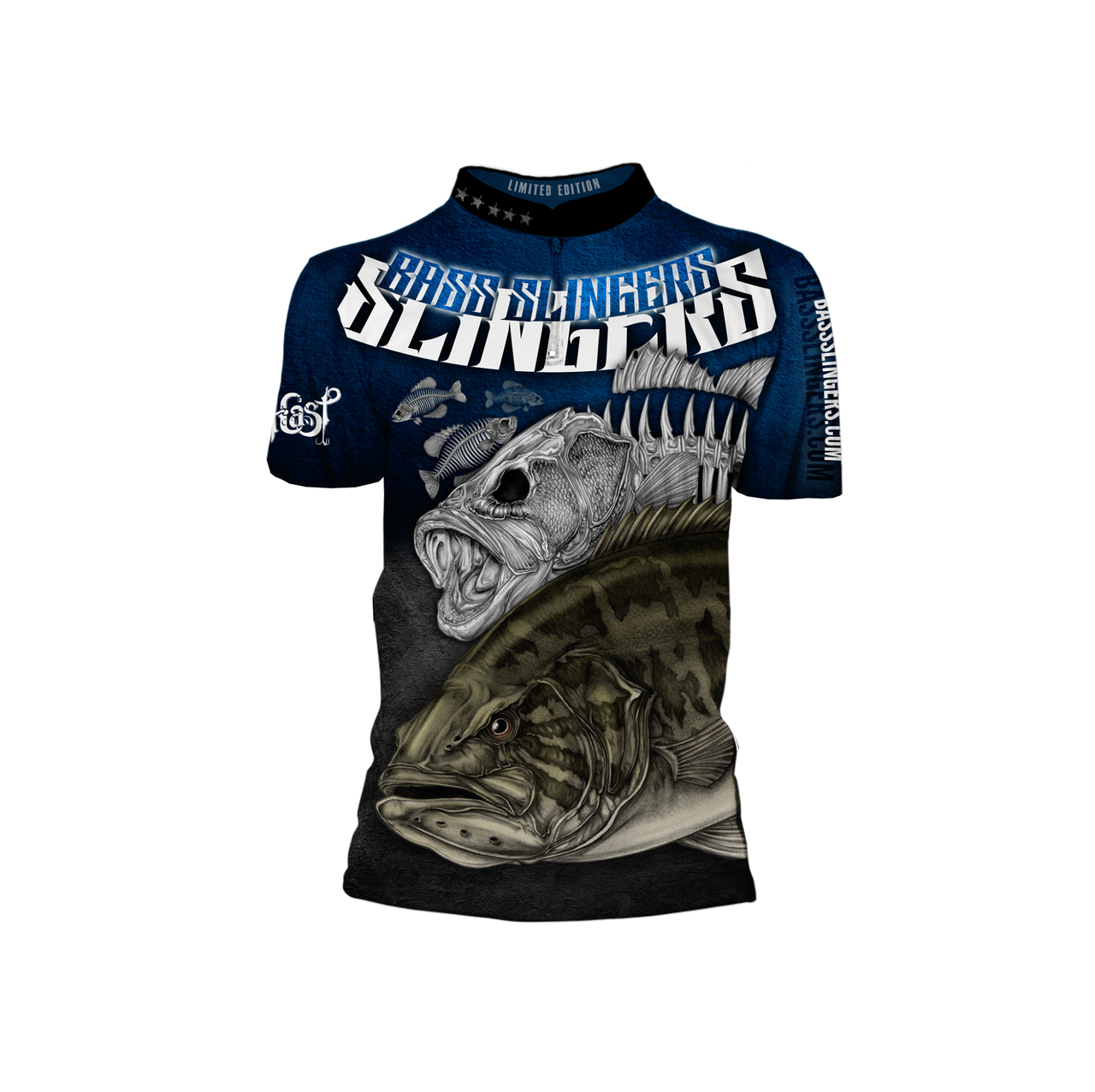 【CPGN STUDIO】24SS★ Surfing Mate Short Sleeve Bass Slingers Men's Short Sleeve Fishing Jersey - One Last