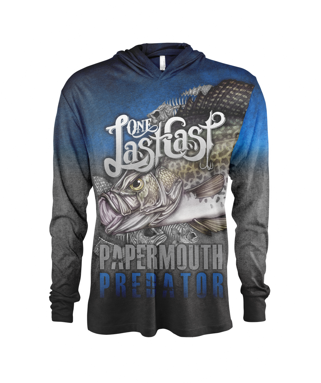 Papermouth Men's Fishing Hoodie - Crappie - One Last Cast Gear