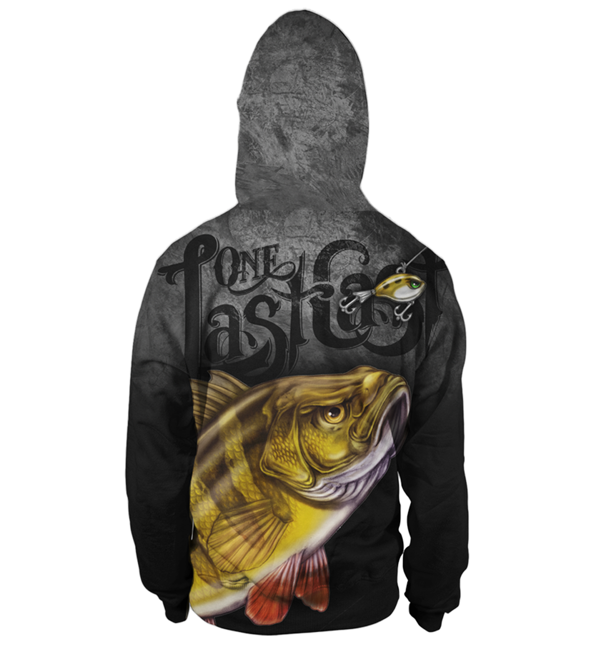 Gold Rush Men's Fishing Hoodie - Perch