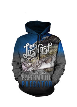 Papermouth Men's Fishing Hoodie - Crappie 