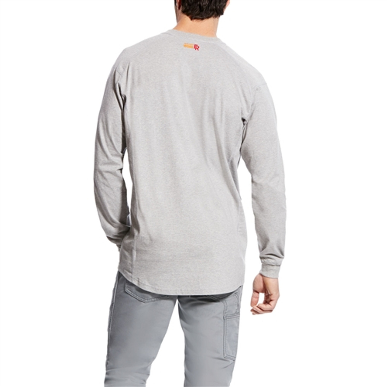 Ariat Flame Resistant Air Silver Fox Work Henley - Silver - Size