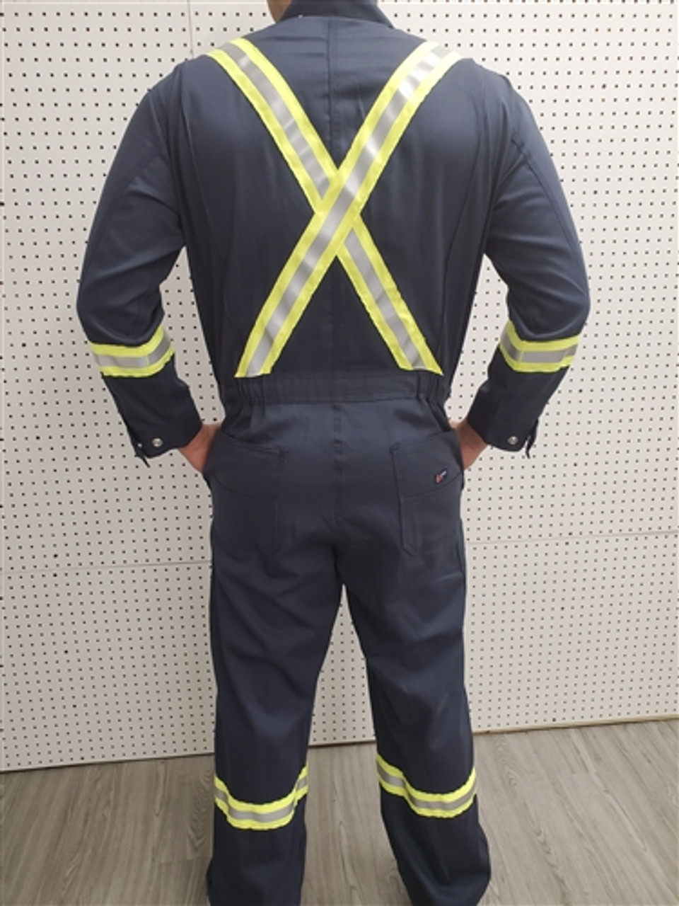 Lapco Flame Resistant Grey Contractor Coverall | FR Depot