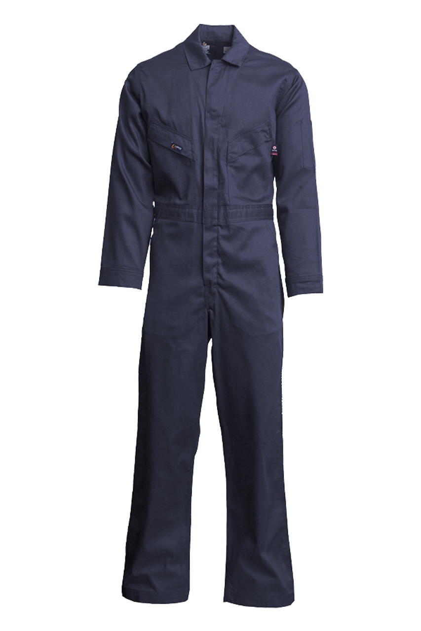 Lapco Flame Resistant Dark Navy Contractor Coverall | FR Depot