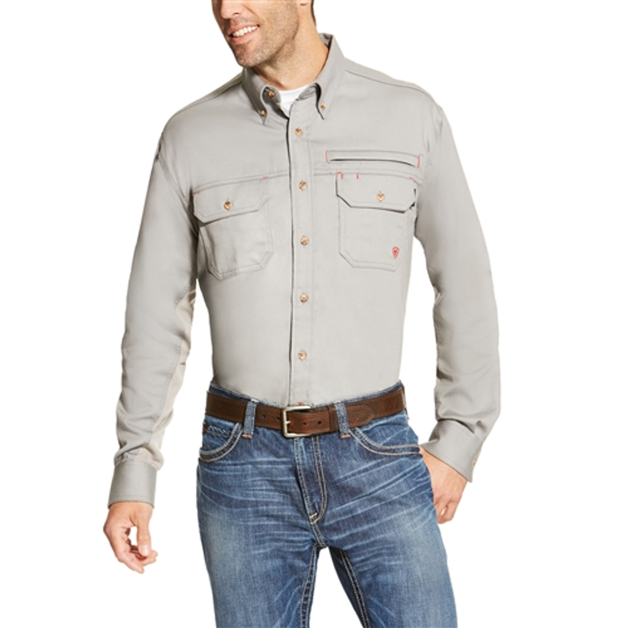 Ariat Flame Resistant Grey Vent Shirt