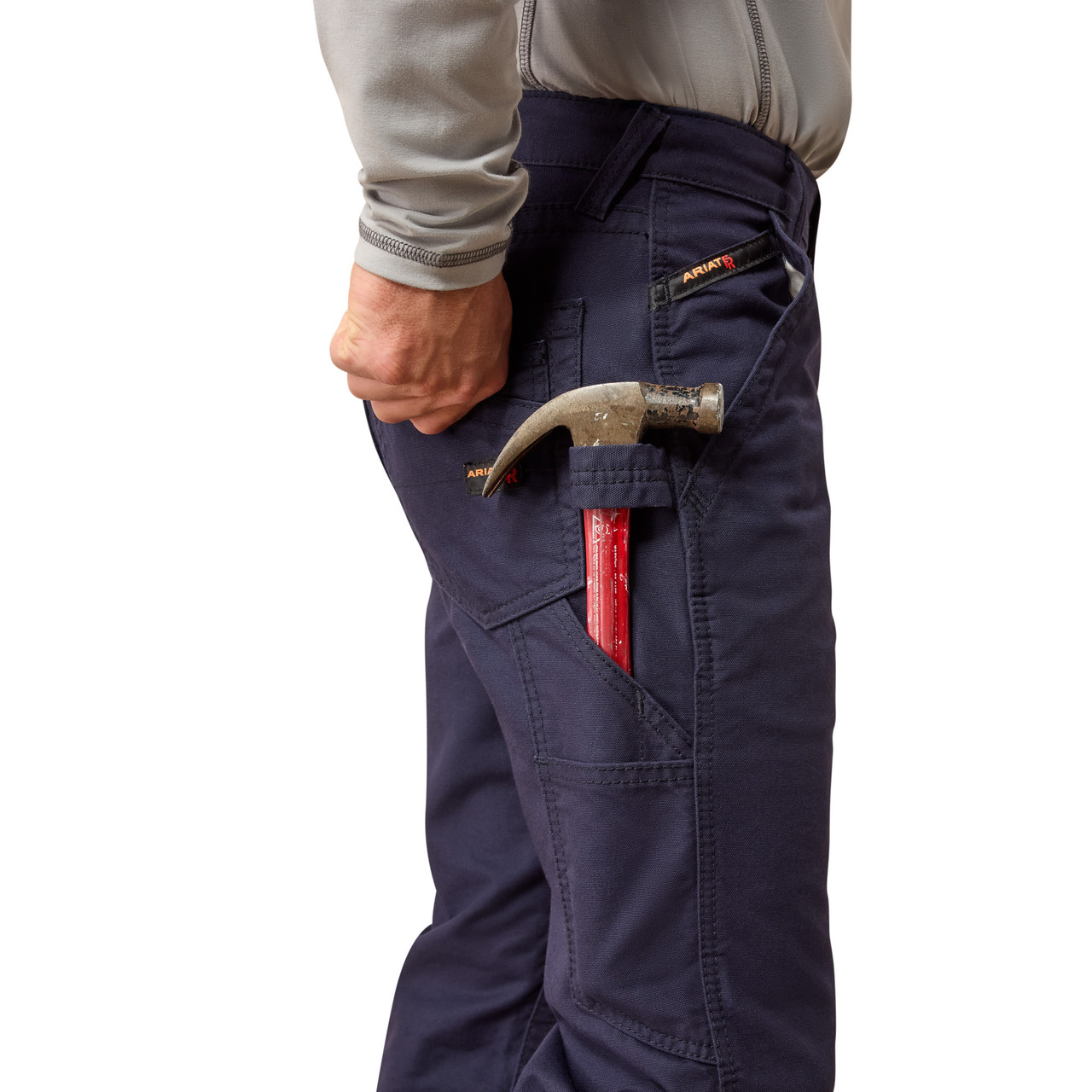 Ariat FR M4 Workhorse Navy Canvas Pants — FR Depot