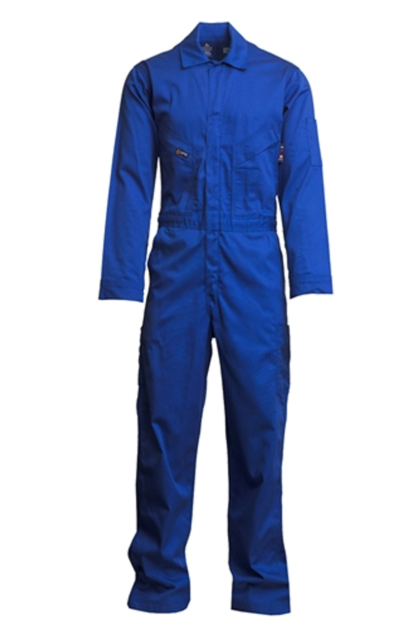 Lapco Flame Resistant Royal Blue Contractor Coverall