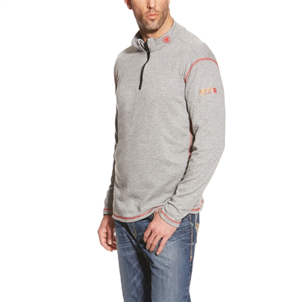 Ariat FR Polartec Grey 1/4 Zip