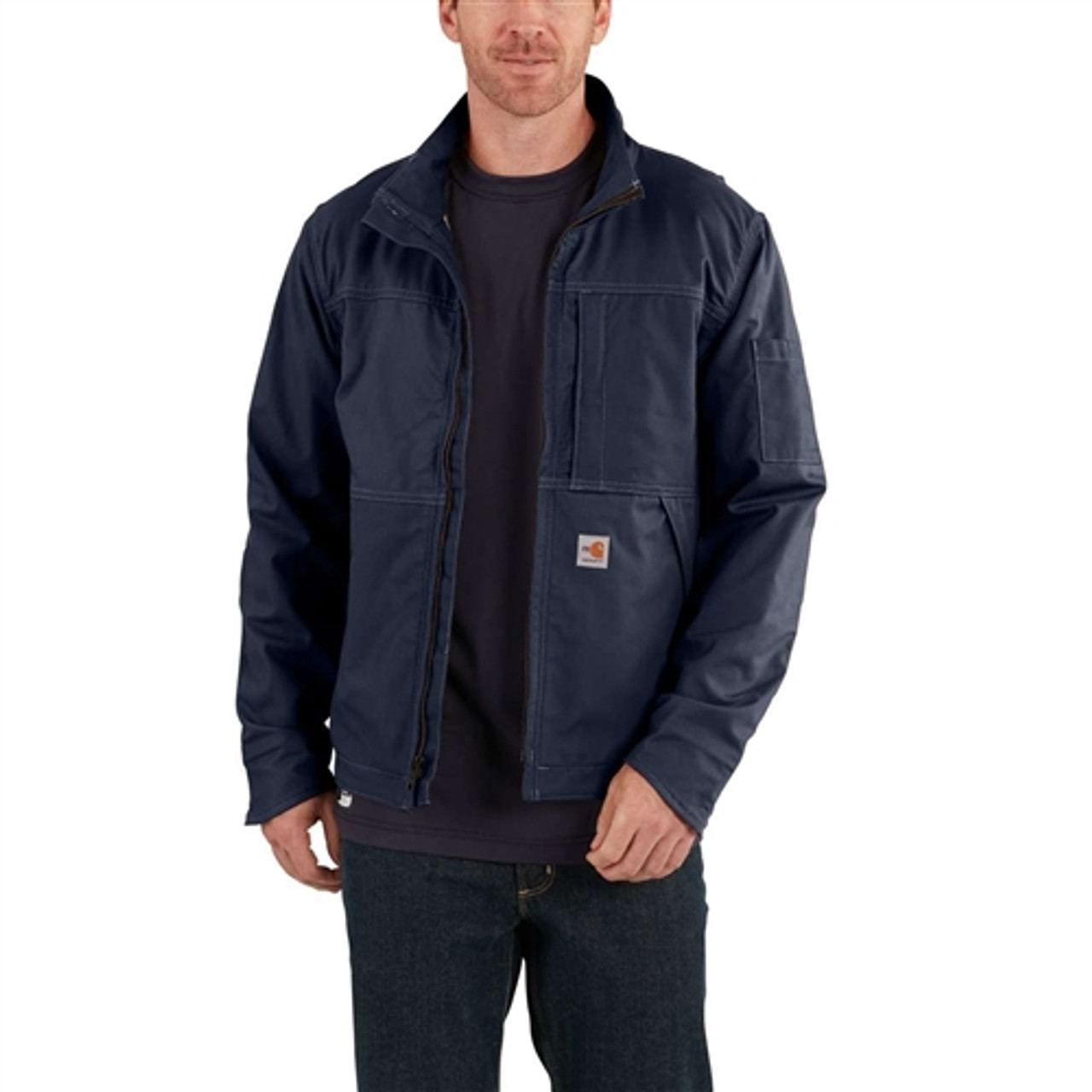 Carhartt Quick Duck® Jacket Full Swing® Flame-Resistant - Navy