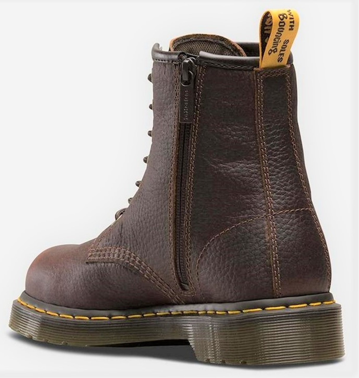 dr martens maple steel toe