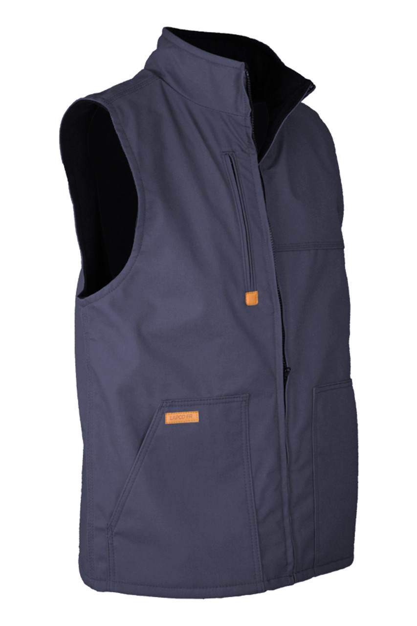 Lapco FR Windshield Fleece Lined Vest Navy