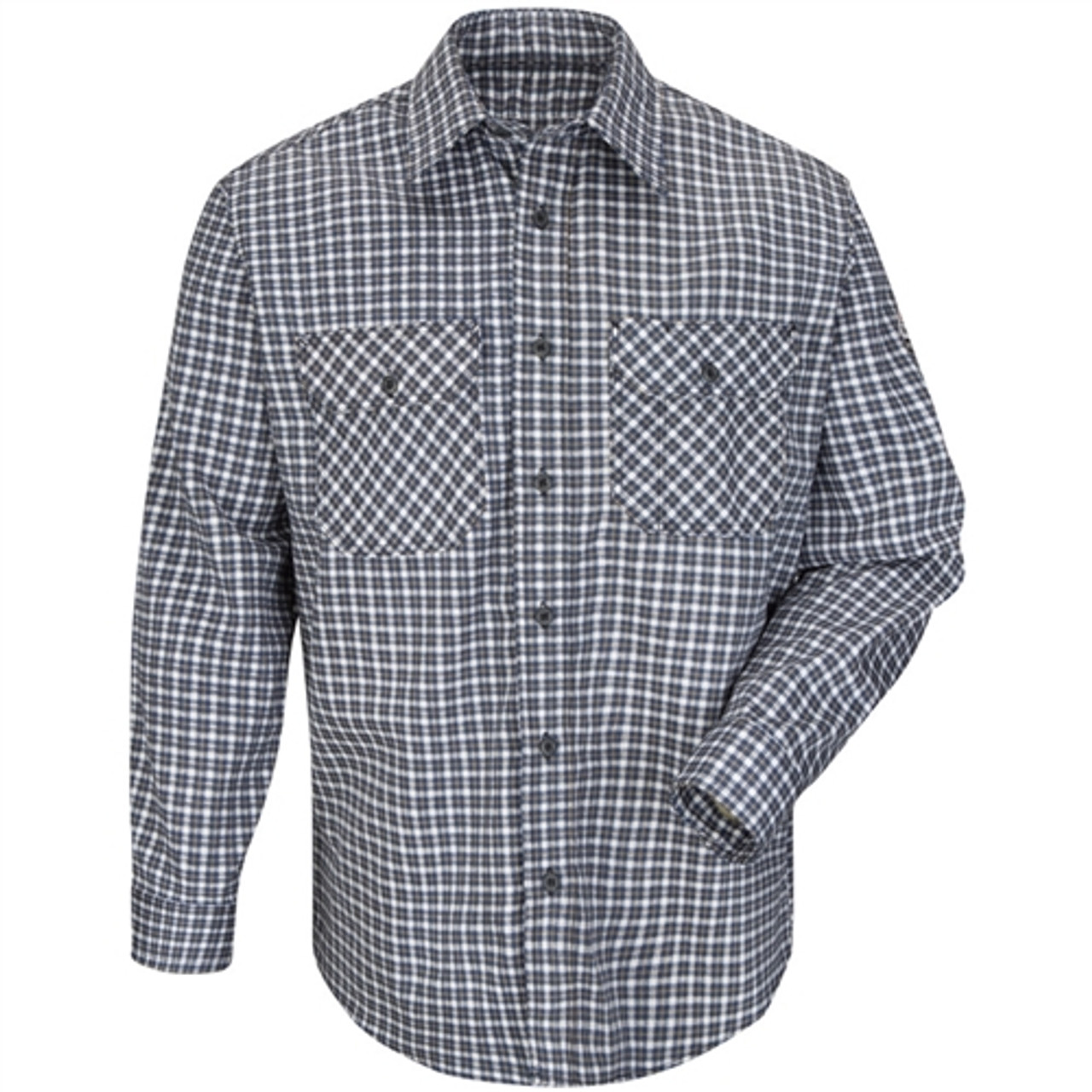 Bulwark Flame Resistant 7 oz Cotton Work Shirt with Sleeve Vent Small Khaki