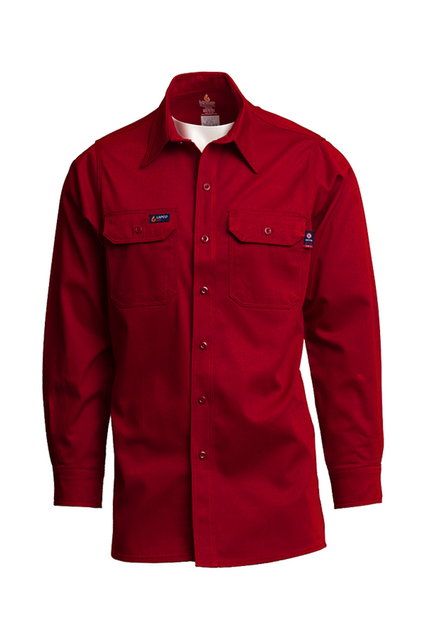 Lapco Fire Resistant Shirt Red