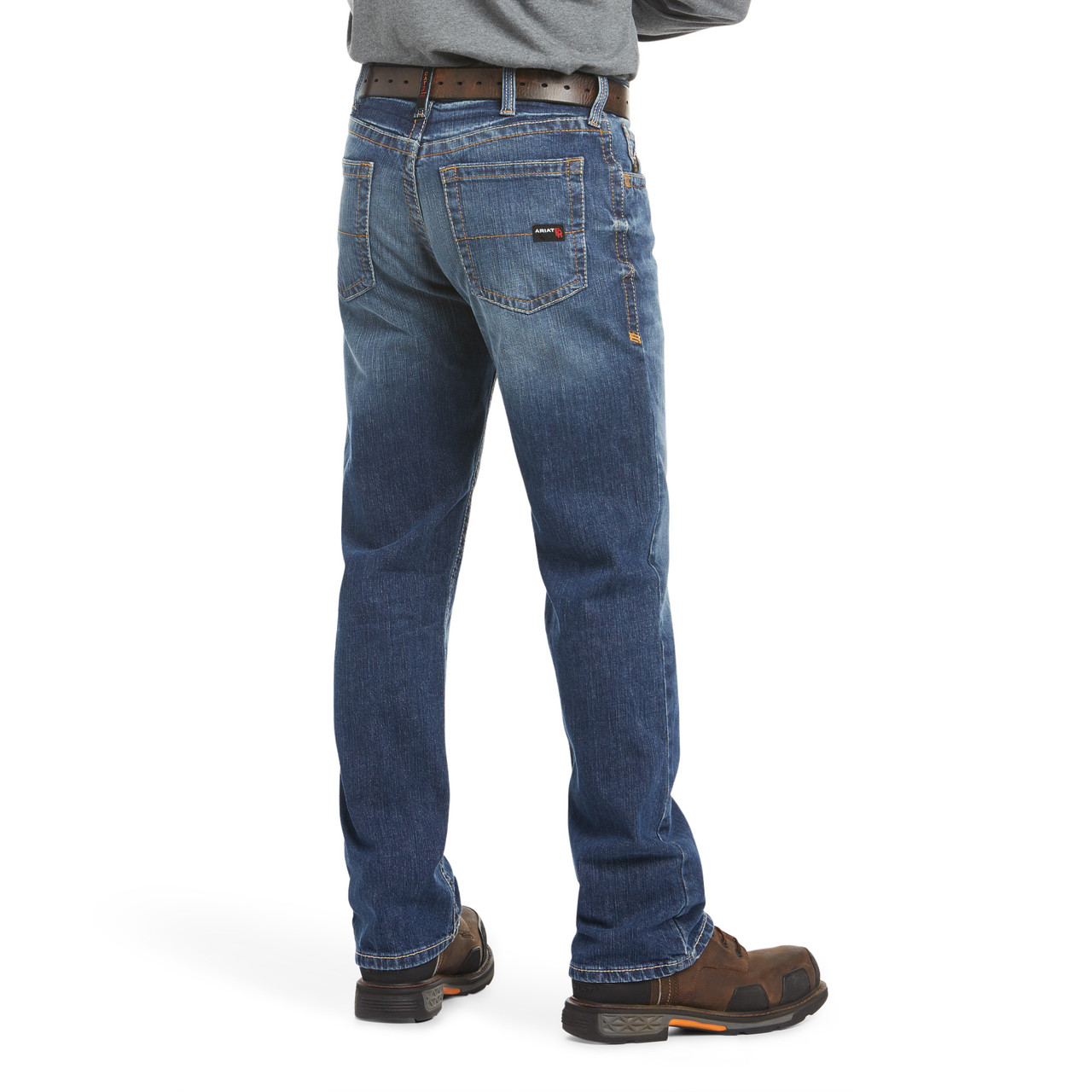 Ariat FR M4 Relaxed Workhorse Bootcut Pant in Navy | 10019623