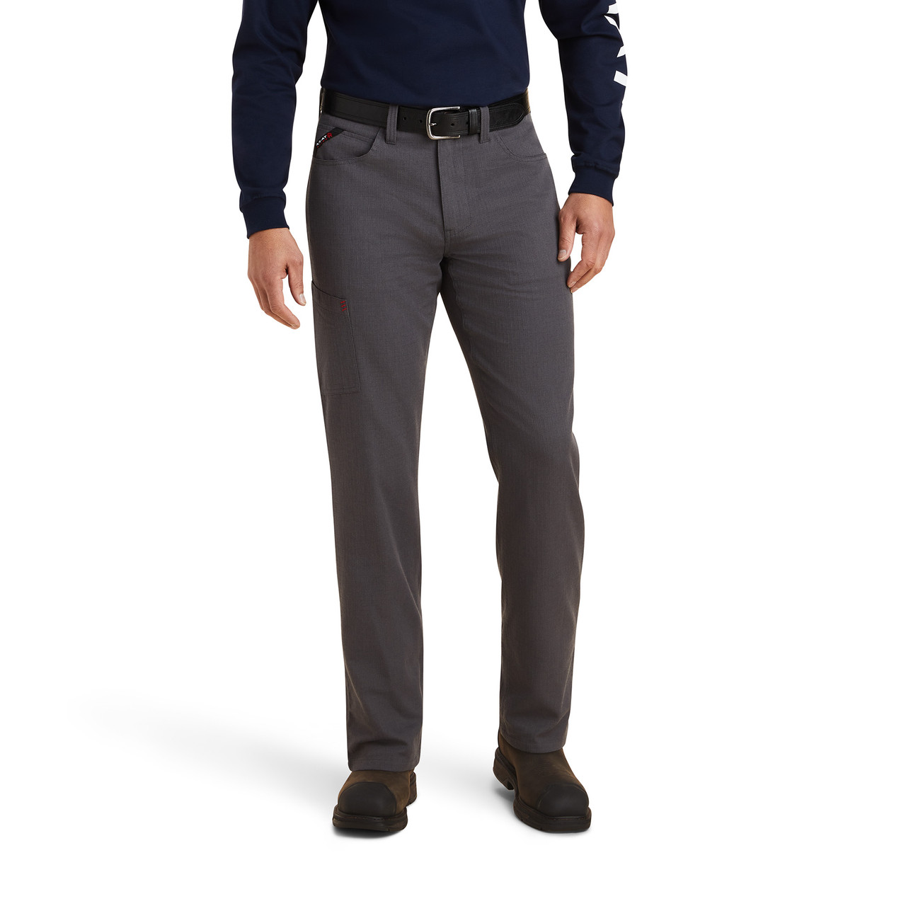 Ariat FR M4 Relaxed Crossfire Straight Pant-Grey