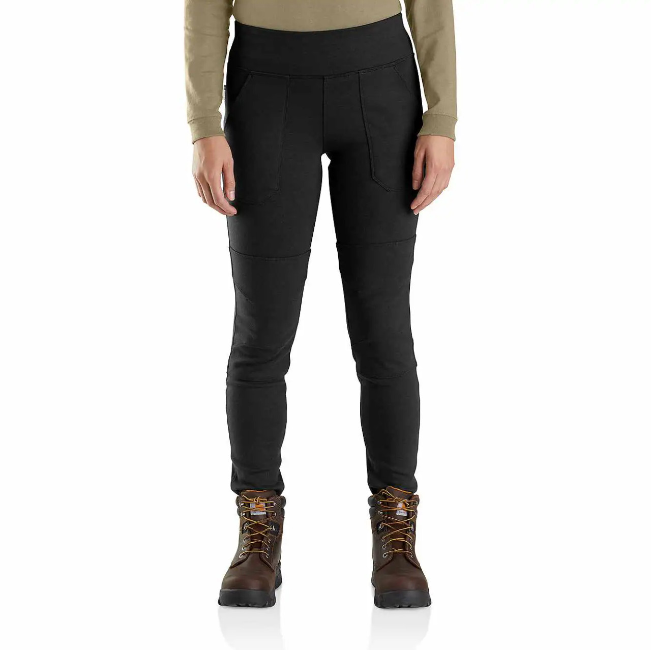 Women's FR Carhartt Force® Midweight Pocket Legging-Black