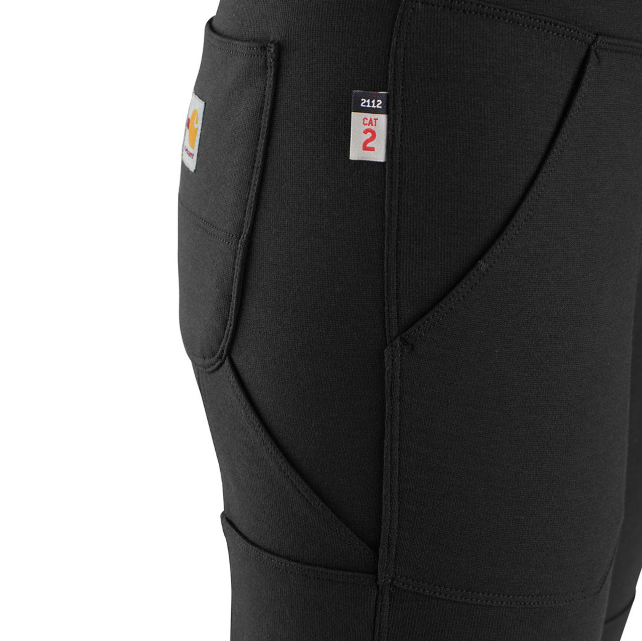 Women's FR Carhartt Force® Midweight Pocket Legging-Black