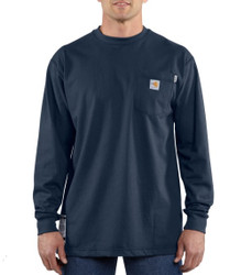 Carhartt Flame Resistant Navy Work-dry® T-Shirt