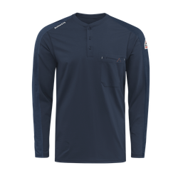 Bulwark Men's Flex Knit Henley - Navy