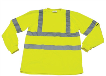 Ironwear Hi-Visibility Lime Long Sleeved T-Shirt