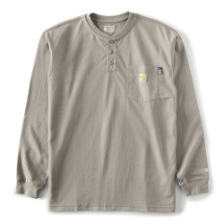 Carhartt Flame Resistant Asphalt Work-dry® Henley