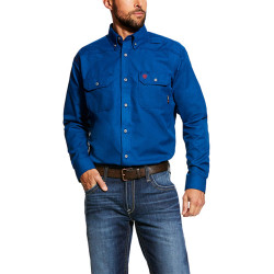 Ariat FR Featherlight Work Shirt Royal Blue
