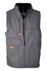 Lapco FR Windshield Fleece Lined Vest Grey