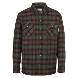 Wolverine Men's FR Oxblood Plaid Shirt Jacket
