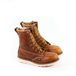THOROGOOD AMERICAN HERITAGE – 8″ TOBACCO SAFETY TOE – MOC TOC MAXWEAR WEDGE