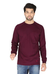 Forge Fr Men's LightWeight Long Sleeve T-Shirt - Burgundy