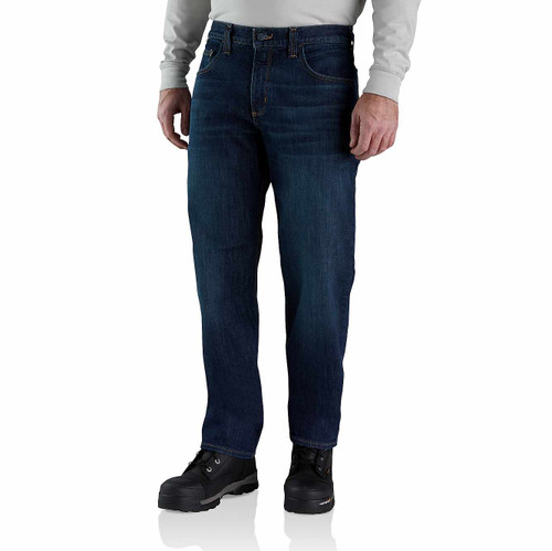 Carhartt Mens – Flame Resistant FR Relaxed Straight Rugged Flex® Jean