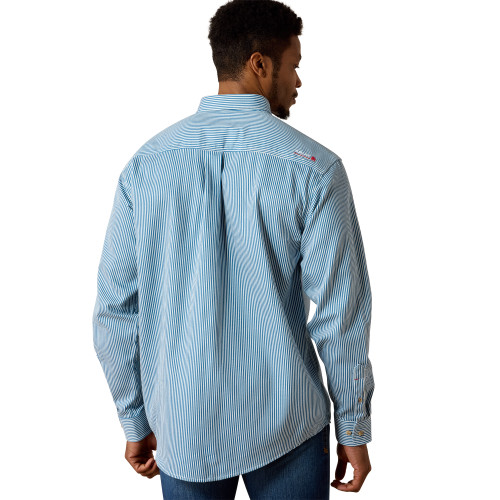 FR ARIAT Basic Work Shirt-BOLD BLUE STRIPE