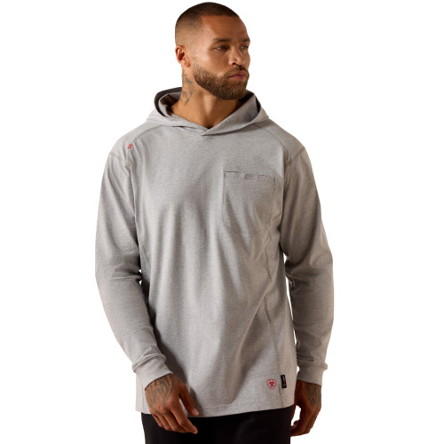 Ariat FR Air Hooded Top-Grey