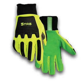 Golden Stag Hi-Vis Impact Protection Gloves