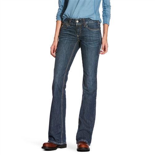 LAPCO Ladies FR Comfort Stretch Jeans, 11 oz Cotton Stretch Blend, Indigo  Wash