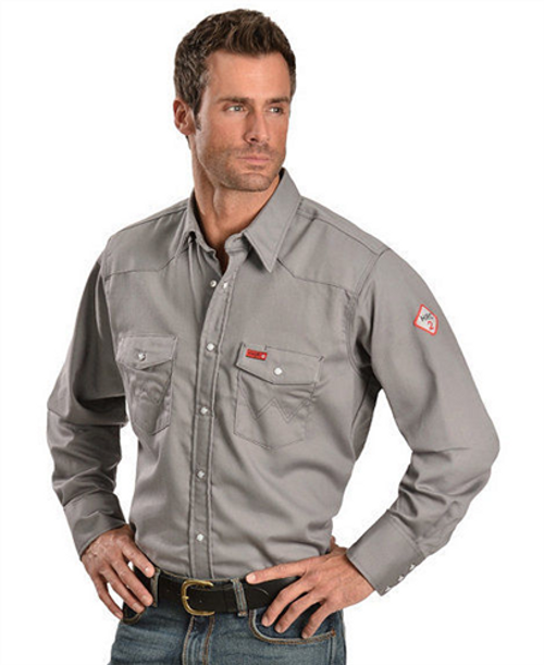 Rigid Denim Long Sleeve Shirt - Prineville Men's Wear