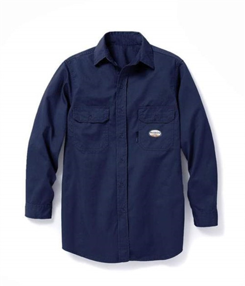 Rasco Flame Resistant Dress Shirt Navy Blue