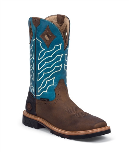 steel toe justin boots womens
