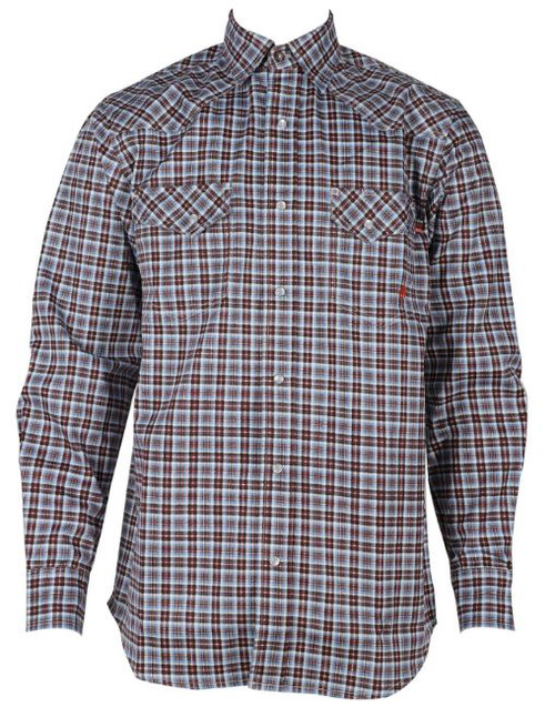 Forge FR Men's Plaid Long Sleeve Shirt